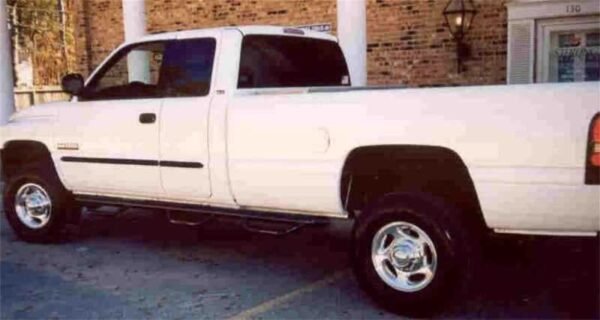 N-Fab Nerf Step 97-01 Dodge Ram 1500/2500/3500 Quad Cab 8ft Bed - Gloss Black - Bed Access - 3in - Image 3