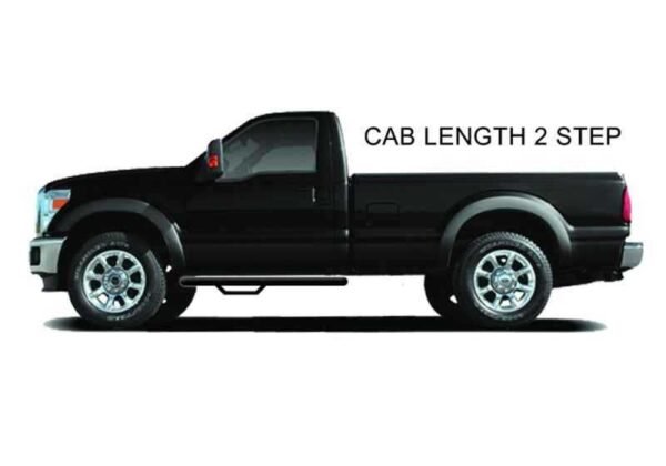 N-Fab Nerf Step 99-06 Chevy-GMC 1500/2500 Regular Cab - Gloss Black - Cab Length - 3in - Image 8