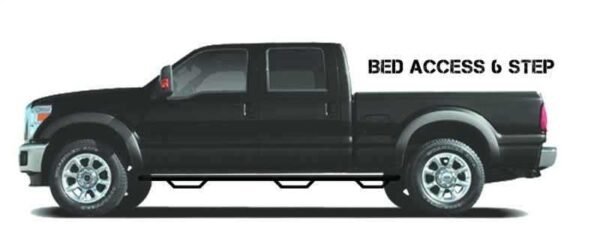N-Fab Nerf Step 99-06 Chevy-GMC 1500/2500/3500 Ext. Cab 6.5ft Bed - Tex. Black - Bed Access - 3in - Image 4