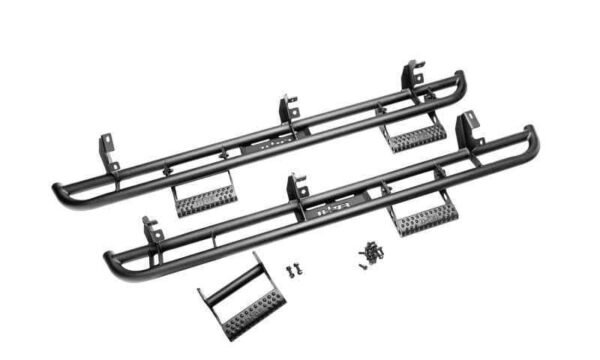 N-Fab RKR Step System 2021 Ford Bronco 4 Door - Tex. Black - 1.75in - Image 2