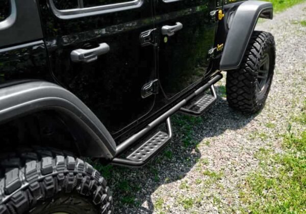 N-Fab RS Nerf Step 18-21 Jeep Wrangler JL (2 Door) - Crew Cab - Tex. Black - Image 4