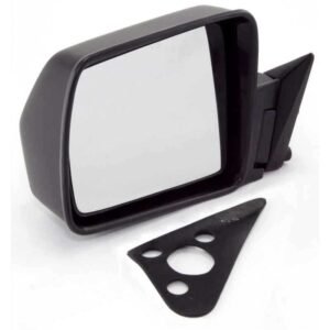 OMIX 12035.09 Black Manual Left Side Mirror 84-96 Cherokee (XJ)