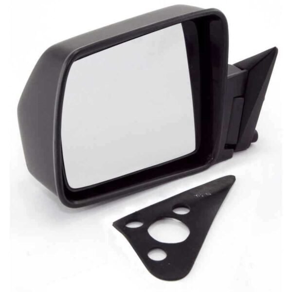 OMIX 12035.09 Black Manual Left Side Mirror 84-96 Cherokee (XJ)