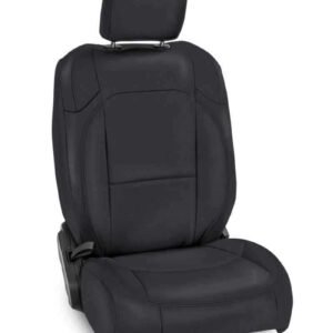 PRP 2018+ Jeep Wrangler JLU/4 Door/Jeep Gladiator JT/ Non-Rubicon Front Seat Covers(Pair) -All Black
