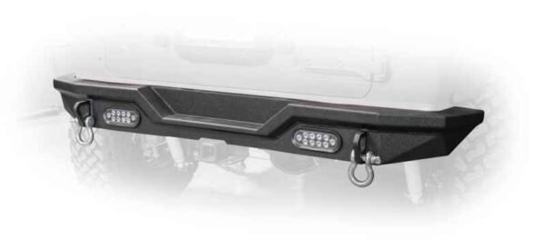 DV8 Offroad 2018+ Jeep Wrangler JL Rear Bumper w/ LED Lights - Image 2