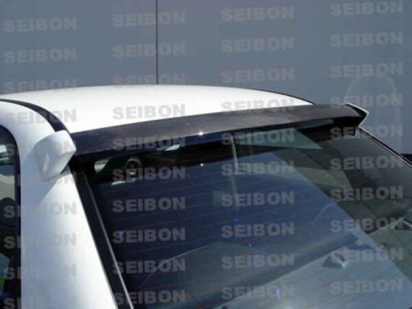 Seibon 06-07 Subaru WRX/STi Carbon Fiber Rear Roof Spoiler - Image 5