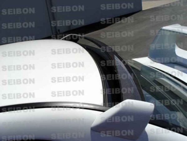 Seibon 06-07 Subaru WRX/STi Carbon Fiber Rear Roof Spoiler - Image 6