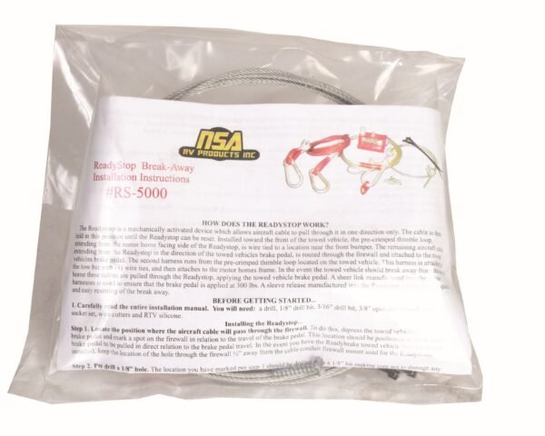 ReadyStop NSA RV Towed Vehicle Brake Control Breakaway Cable