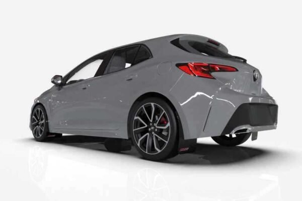 Rally Armor 08-11 Subaru Impreza & 08-10 WRX (Hatch/Sedan) Black Mud Flap BCE Logo - Image 4