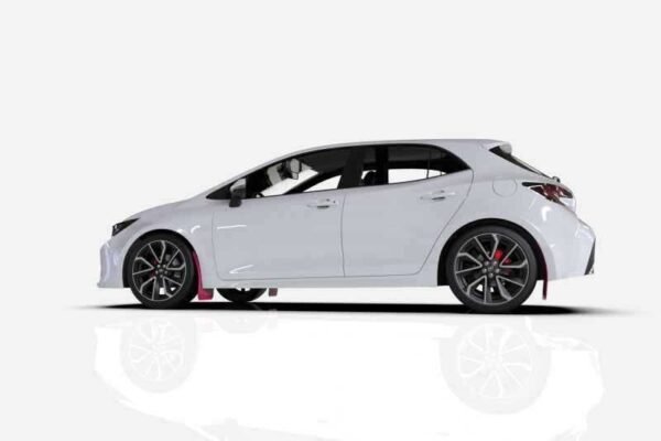 Rally Armor 08-11 Subaru Impreza & 08-10 WRX (Hatch/Sedan) Pink Mud Flap BCE Logo - Image 4