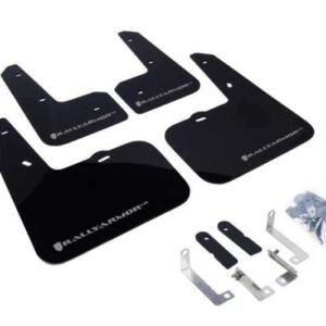 Rally Armor 12-13 Hyundai Veloster UR Black Mud Flap w/ Silver Logo