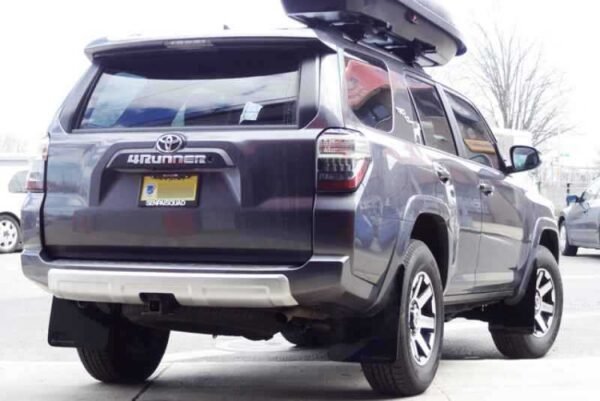 Rally Armor 12-19 Toyota 4Runner UR Black Mud Flap w/ White Logo - Image 4
