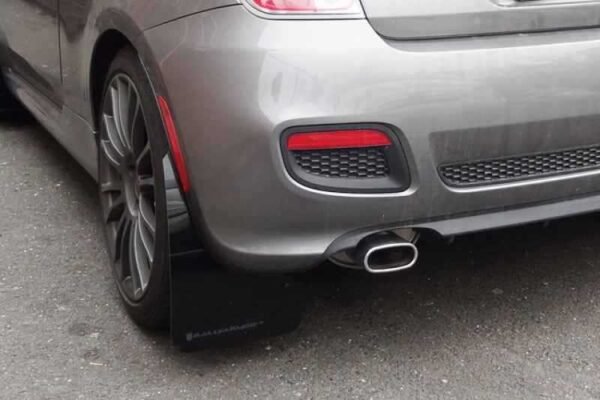 Rally Armor 12+ Fiat 500 (Pop/Sport/Lounge/Abarth) Red Mud Flap w/ White Logo - Image 5