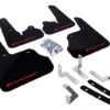 Rally Armor 12+ Subaru Impreza 5dr Hatch/4dr Sedan UR Black Mud Flap w/ Red Logo