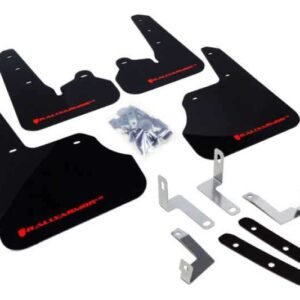 Rally Armor 12+ Subaru Impreza 5dr Hatch/4dr Sedan UR Black Mud Flap w/ Red Logo
