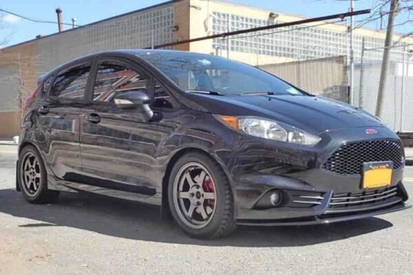 Rally Armor 13+ Ford Fiesta ST Black Mud Flap w/ Grey Logo - Image 9