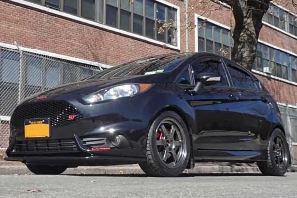 Rally Armor 13+ Ford Fiesta ST Black Mud Flap w/ Red Logo - Image 5