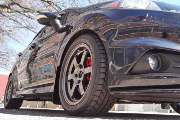 Rally Armor 13+ Ford Fiesta ST Black Mud Flap w/ Red Logo - Image 7