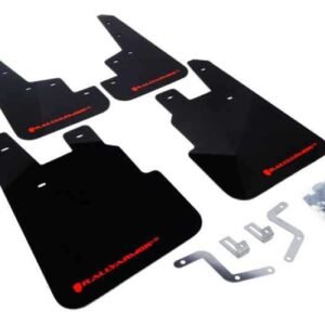 Rally Armor 14+ Subaru Forester Black Mud Flap w/ Red Logo