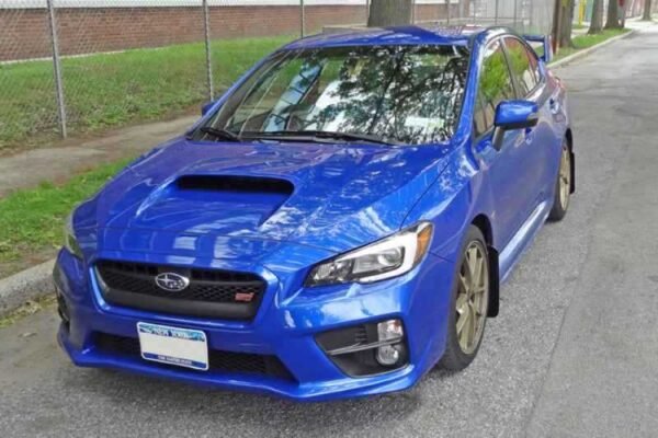 Rally Armor 15+ Subaru WRX & STi Sedan Only UR Black Mud Flap w/ Grey Logo - Image 4