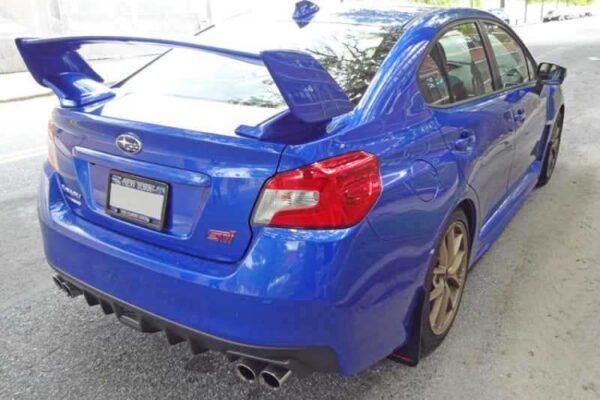 Rally Armor 15+ Subaru WRX & STi Sedan Only UR Black Mud Flap w/ Grey Logo - Image 10