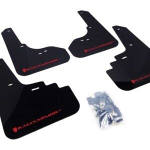 Rally Armor 2005-2009 Legacy GT and Outback UR Black Mud Flap w/ Red Logo