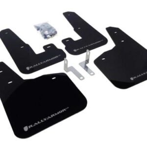 Rally Armor 2010+ Subaru Legacy UR Black Mud Flap w/ Silver Logo