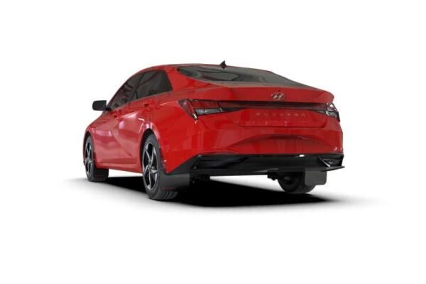 Rally Armor 21-23 Hyundai Elantra (Will Not Fit Elantra N/N Line) Black UR Mud Flap w/ Blue Logo - Image 6