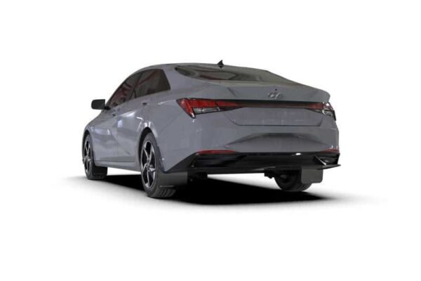 Rally Armor 21-23 Hyundai Elantra (Will Not Fit Elantra N/N Line) Black UR Mud Flap w/ Grey Logo - Image 4