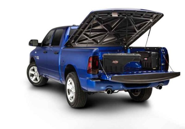 UnderCover 2022 Nissan Frontier Ext/Crew All Beds Drivers Side Swing Case - Black Smooth - Image 3
