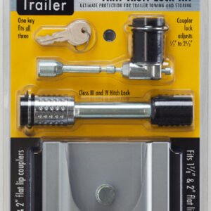 TSK3-AS C.T Johnson Trailer Coupler Lock For 2 Inch/ 2-5/16 Inch Flat