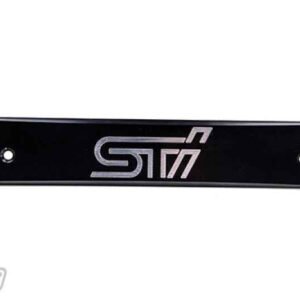 Turbo XS 15-17 Subaru WRX/STi Billet Aluminum License Plate Delete Black Machined STi Logo