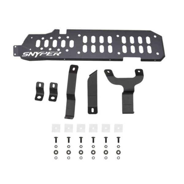 Westin/Snyper 07-17 Jeep Wrangler Unlimited Gas Tank Skid Plate - Textured Black - Image 2
