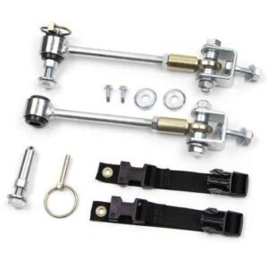 Zone Offroad 97-06 Jeep Wrangler TJ 3-4in Sway Bar Disconnects for 0-2in Lift Kit