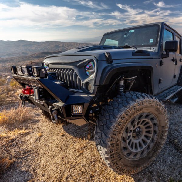 Go Rhino 07-20 Jeep Wrangler JL/JLU/JK/JKU/Gladiator JT Trailline Front Stubby Bumper - Image 3