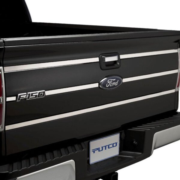 Putco 09-14 Ford F-150 - SS Tailgate Accent - 6pcs (3 Horizontal Lines) Tailgate Accents - 402702 - Image 2