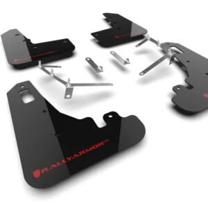 Rally Armor 2022+ Subaru BRZ / 2022+ Toyota GR86 Black UR Mud Flap w/ Red Logo