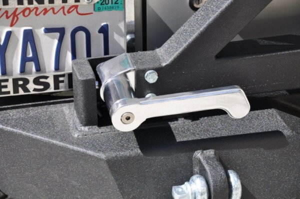 DV8 Offroad 07-18 Jeep Wrangler JK Rear Bumper w/ Tire Carrier & Tapered Bearing - Image 4