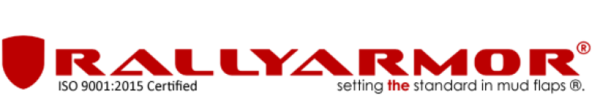 Rally Armor 2019+ Hyundai Veloster N UR Red Mud Flap w/ Black Logo - Image 6