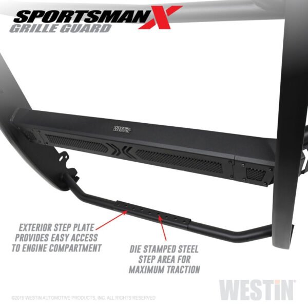 Westin 19-21 Ram 1500 Sportsman X Grille Guard - Textured Black (Excluding Classic & Rebel) - Image 6