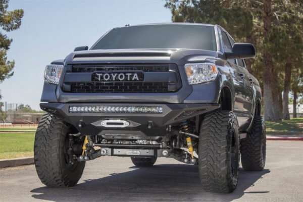 Addictive Desert Designs 2014+ Toyota Tundra Stealth Fighter Front Bumper w/Winch Mount & Sensors - F741422860103 - Image 3