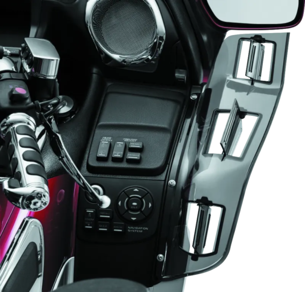 Kuryakyn Dragon Wings 01-17 Honda GL1800 Models Smoke - Image 3