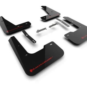 Rally Armor 2024+ Hyundai Elantra N Line Black Mud Flap w/ Red Logo