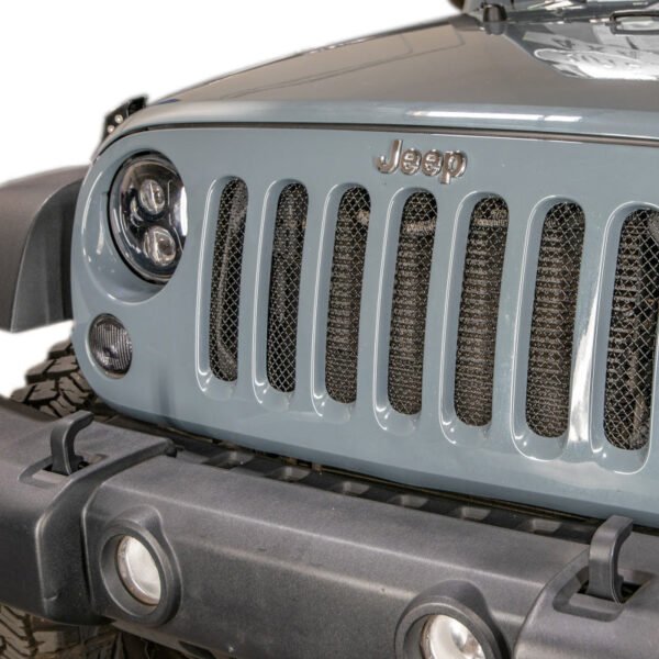DV8 Offroad 2007-2018 Jeep JK Black Mesh Grille - Image 9