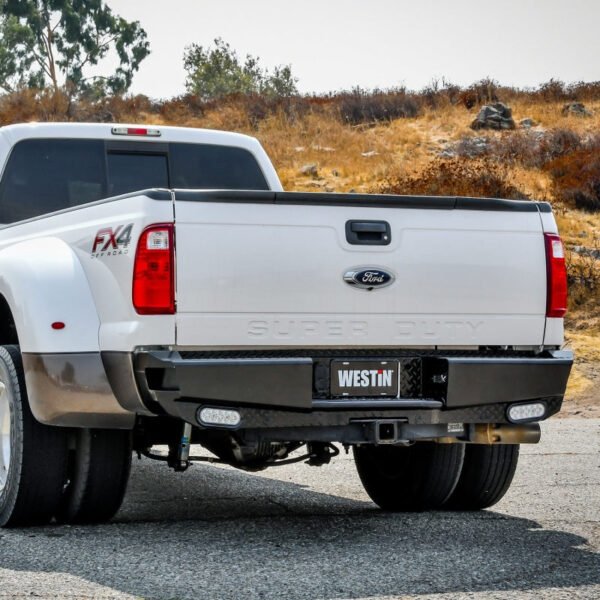 Westin 11-16 Ford F-250/350 HDX Bandit Rear Bumper - Black - Image 9