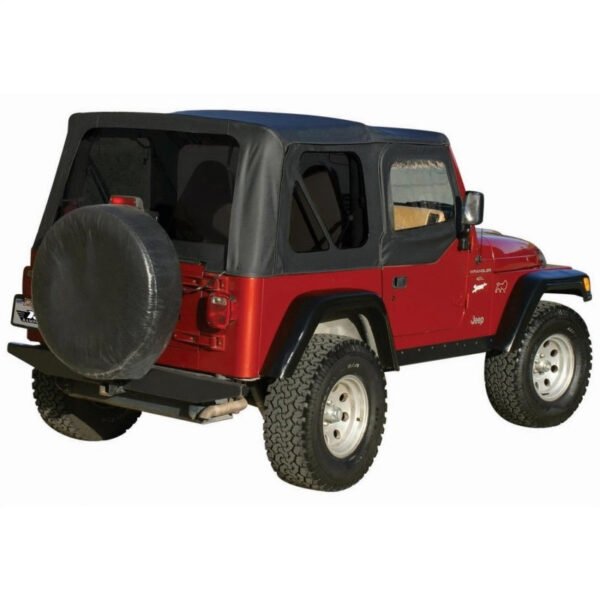 Rampage 1997-2006 Jeep Wrangler(TJ) OEM Replacement Top - Black Diamond - Image 3