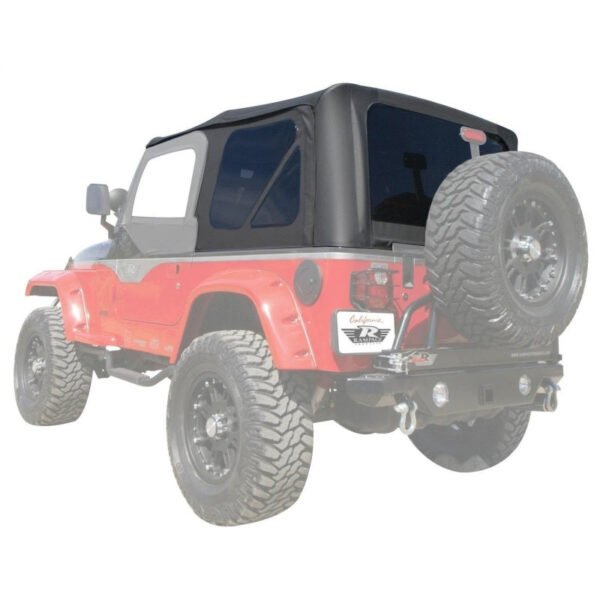 Rampage 1997-2006 Jeep Wrangler(TJ) OEM Replacement Top - Black Diamond - Image 2