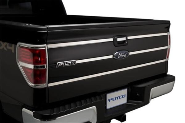 Putco 09-14 Ford F-150 - SS Tailgate Accent - 6pcs (3 Horizontal Lines) Tailgate Accents - 402702 - Image 3