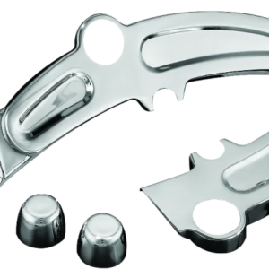 Kuryakyn Boomerang Frame Covers 08-17 Softails Chrome
