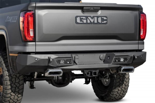 Addictive Desert Designs 19-20 GM 1500 Stealth Fighter Rr Bumper w/ Backup Sensor Cutouts - Image 2